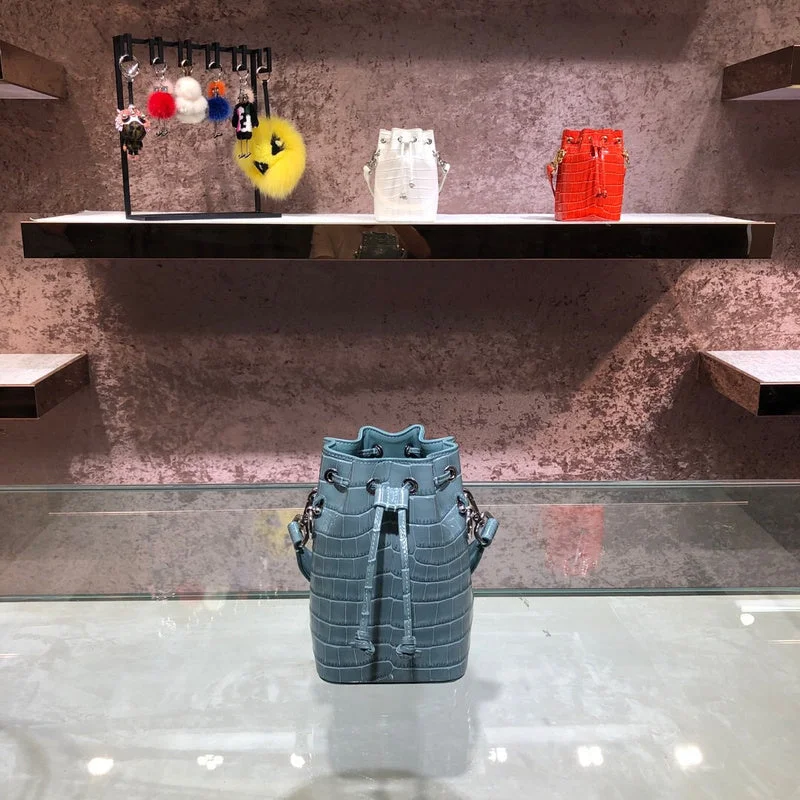 Fendi handbags with a perforated leather detail for a breathable and unique designBC - FENDI BAGS - 1005