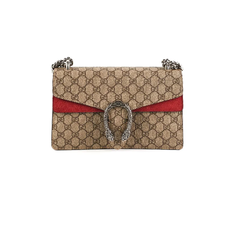 Ladies Gucci Dionysus bags in a pastel colorLadies Gucci Dionysus bags in a pastel colorGucci Small Dionysus Shoulder Bag Red