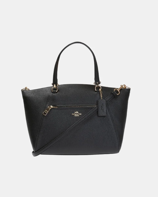 Coach bags with a patent - leather finish for a shiny and sophisticated appearanceCoach Prairie Satchel Shoulder Bag