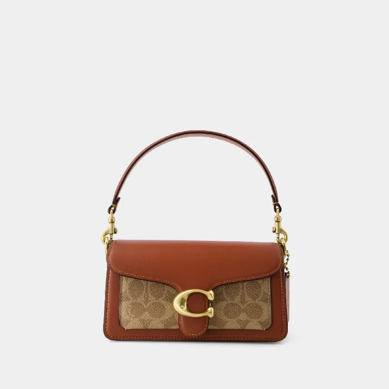 Coach Rogue bags with a monogram - embossed leather surfaceTabby 20 Hobo Bag  - Coach - Leather - Tan Rust