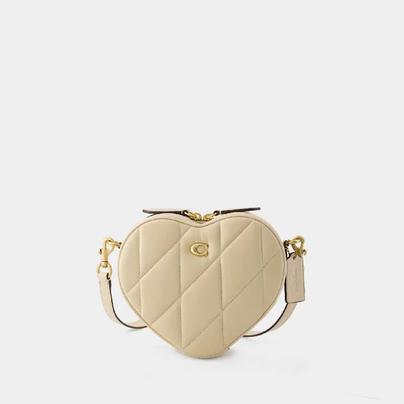 Coach backpacks with a multi - pocket organization for functionalityHeart Crossbody - Coach - Leather - Ivory