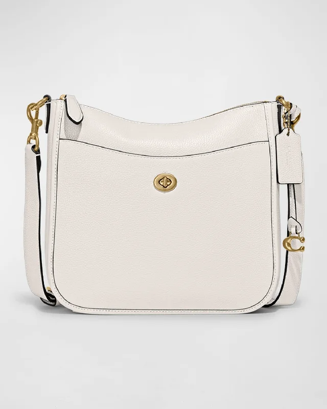 Ladies Coach Tabby bags with gold - toned hardware for a touch of luxuryPolished Pebble Leather Crossbody Bag