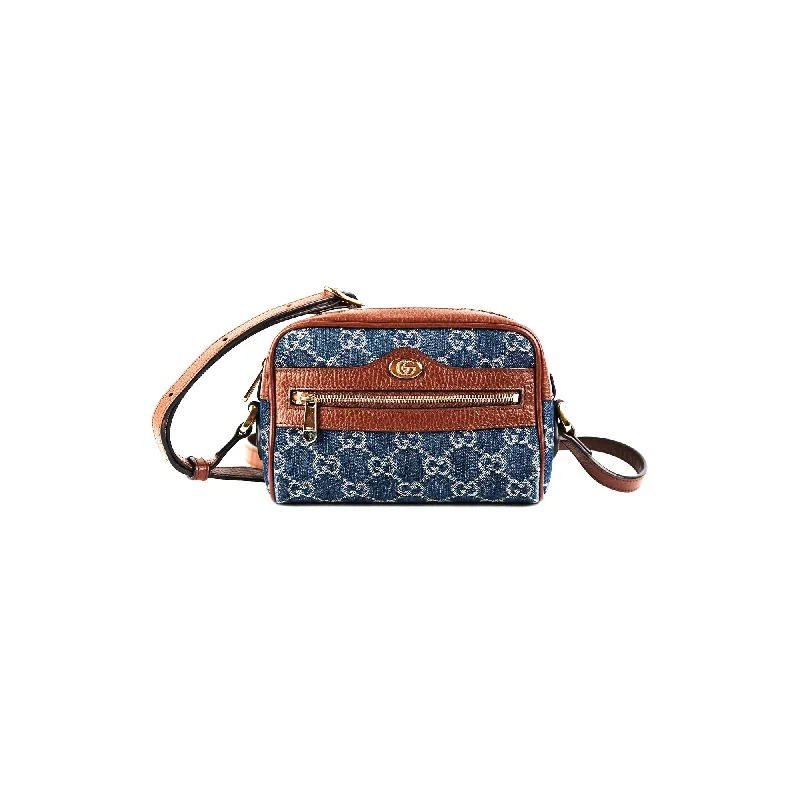 Women Gucci crossbody bags in a bold red colorWomen Gucci crossbody bags in a bold red colorGucci Ophidia Small Denim Crossbody Bag