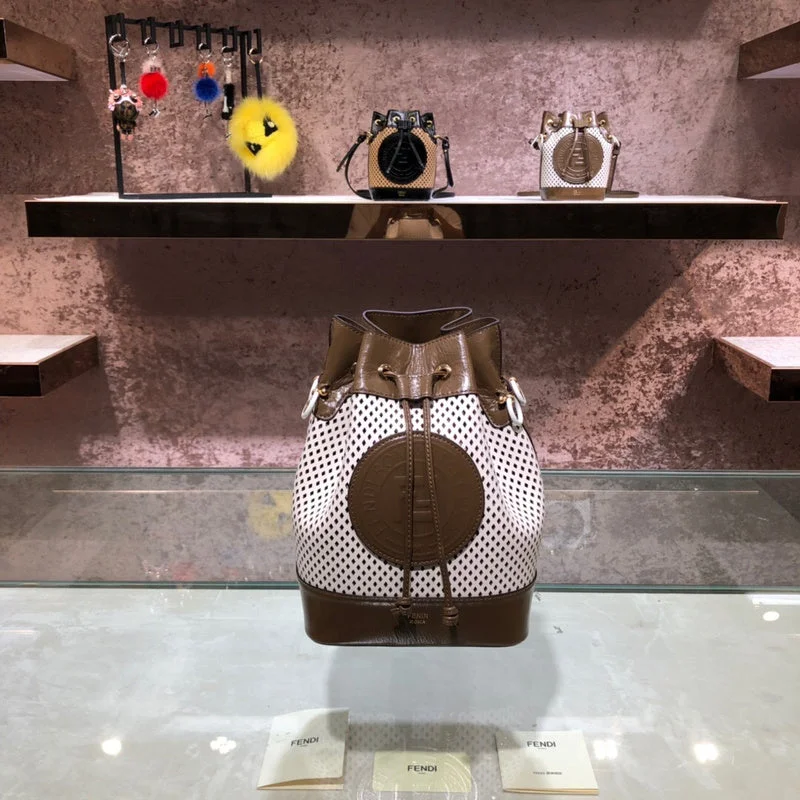 Fendi Sunshine Shopper bags with a structured silhouette and a magnetic - snap closureBC - FENDI BAGS - 1011