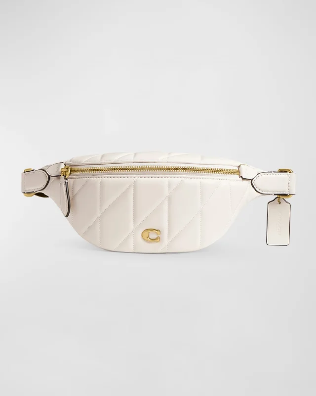 Coach bags with a detachable mirror inside for quick touch - upsPillow Quilted Leather Belt Bag