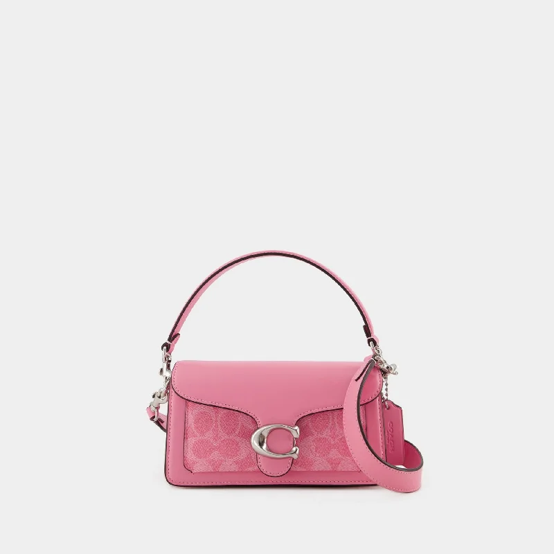 Coach crossbody bags with a woven leather strap for a unique textureTabby 20 Shoulder Bag - Coach - Canvas - Pink