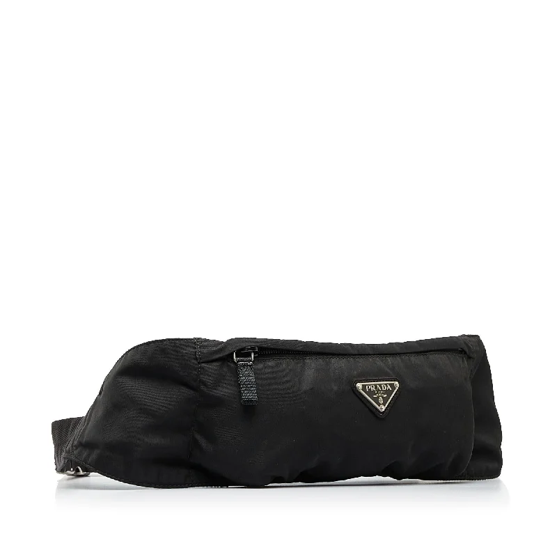 Ladies Prada Galleria bags with a detachable shoulder strapPrada Tessuto Belt Bag (SHG-GKqwND)