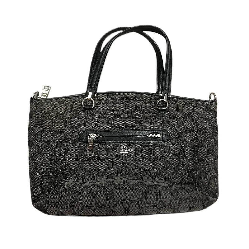 Coach Rogue bags featuring the signature C - hardware for a branded lookHandbag Designer By Coach, Size: Medium