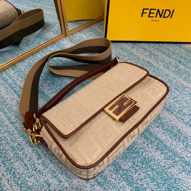 Fendi By The Way bags with a detachable pouch for separating small itemsFendi Baguette Bag