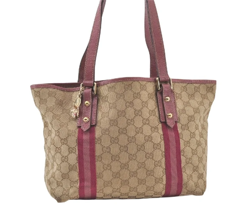 Gucci Marmont bags for women with gold - toned hardwareGucci Marmont bags for women with gold - toned hardwareAuthentic GUCCI Sherry Line Tote Bag GG Canvas Leather 137396 Beige 7044K