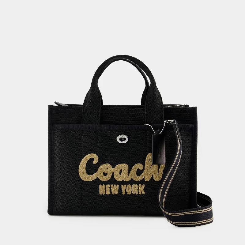 Coach backpacks with a hidden back pocket for securityCargo Tote  - Coach - Canvas - Black