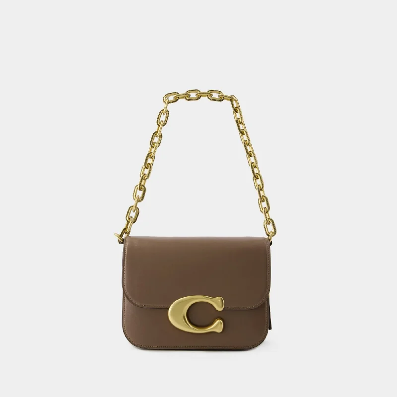 Coach Borough bags with a removable interior organizerIdol Crossbody - Coach - Leather - Dark Stone