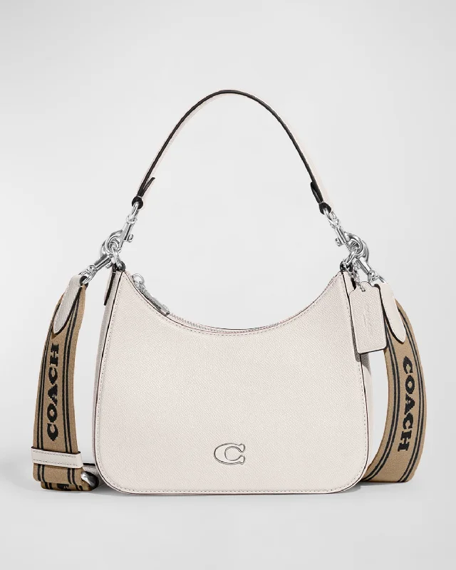 Ladies Coach Borough bags in a pastel shade for a soft and delicate appearanceZip Leather Crossbody Bag