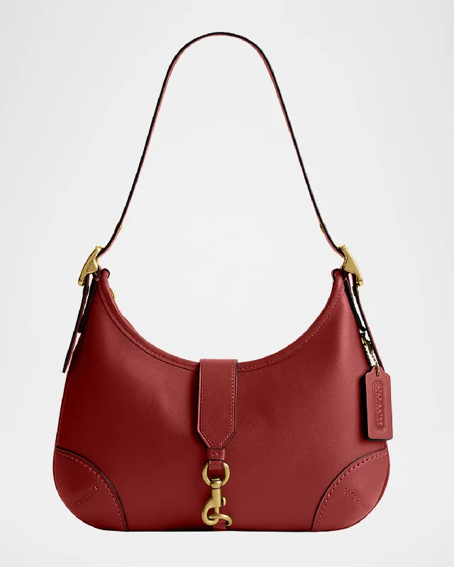 Coach bags with a back - zip pocket for storing valuables securelyThe Originals Hamptons Leather Hobo Bag