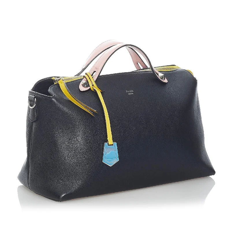 Fendi bags with a detachable mirror inside for quick touch - ups and groomingFendi By The Way Leather Satchel (SHG-31186)