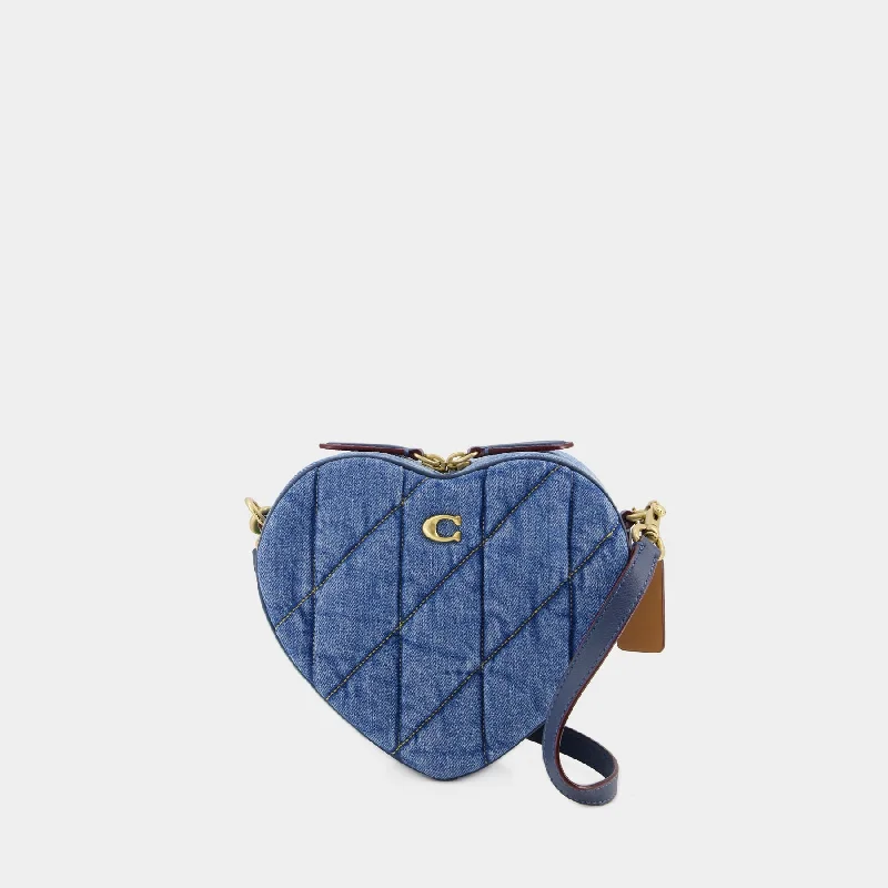 Coach Rogue bags with a detachable shoulder strap for versatile carryingHeart Crossbody - Coach - Leather - Blue