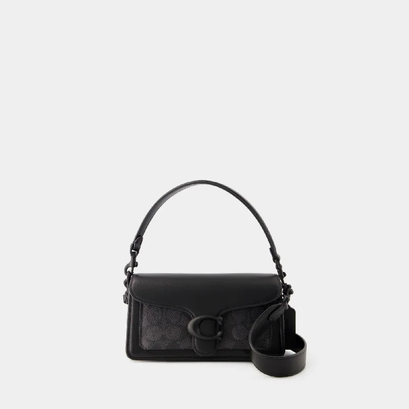 Coach bags with a front - flap pocket and a turnlock for a classic aestheticTabby 20 Hobo Bag - Coach - Canvas - Black