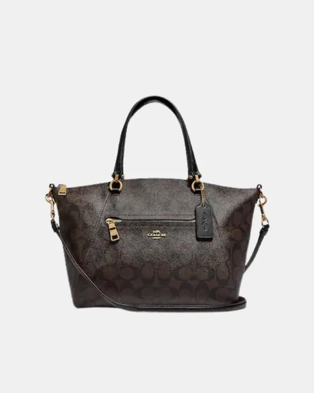 Ladies Coach Tabby bags with a detachable shoulder strapCoach Prairie Satchel In Signature Canvas