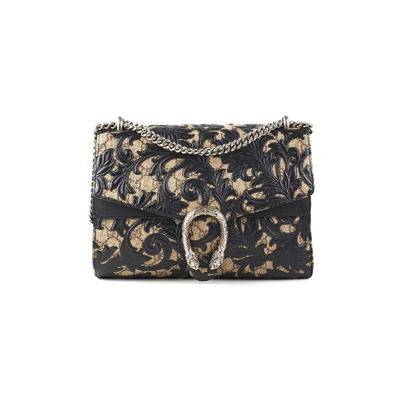 Gucci Marmont bags for women with quilted leather exteriorsGucci Marmont bags for women with quilted leather exteriorsGucci Dionysus Arabesque GG Coated Canvas Medium