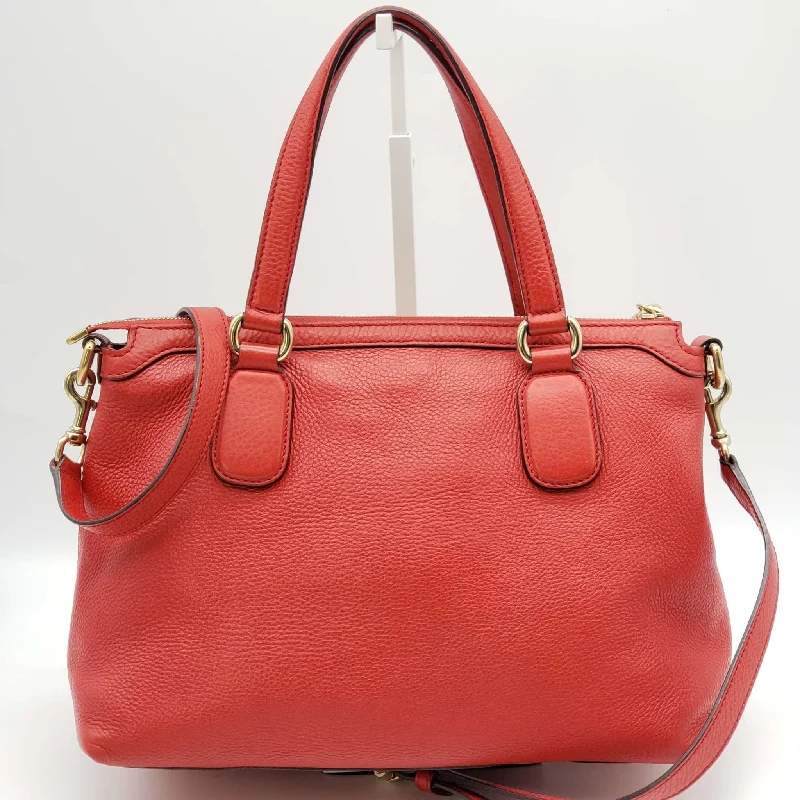 Women Gucci backpacks with a luxurious leather finishWomen Gucci backpacks with a luxurious leather finishGucci GG Soho Red Shoulder Bag