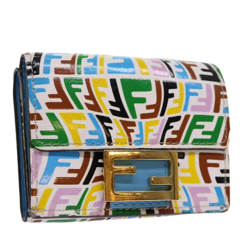 Ladies Fendi shoulder bags with a detachable key fob for easy key managementFENDI FF Vertigo Mamma Wallet Multicolor  69261