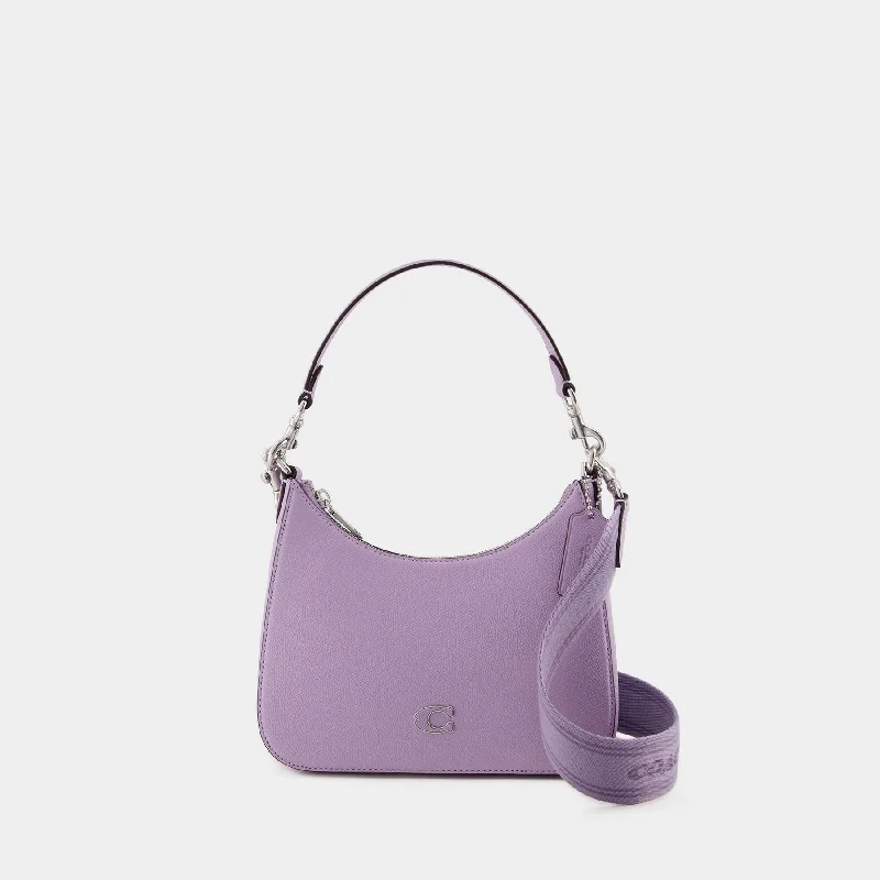 Coach tote bags with a printed Coach logo for brand visibilityHobo Crossbody - Coach - Leather - Purple