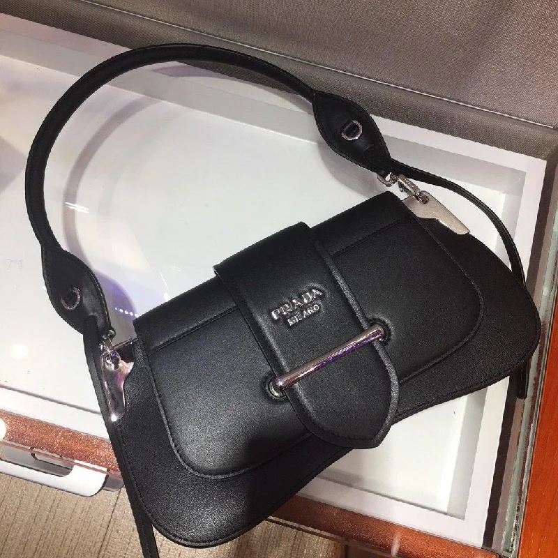 Prada tote bags with a spacious interior and a magnetic - snap closurePrada Sidonie Shoulder Bag