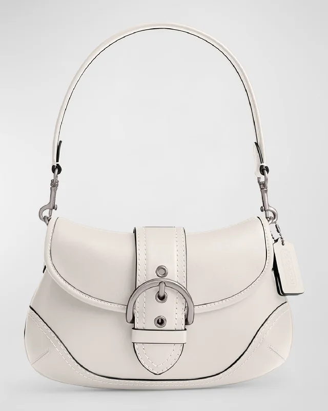 Coach Rogue bags with a monogram - embossed leather surfaceSoho Regenerative Leather Shoulder Bag