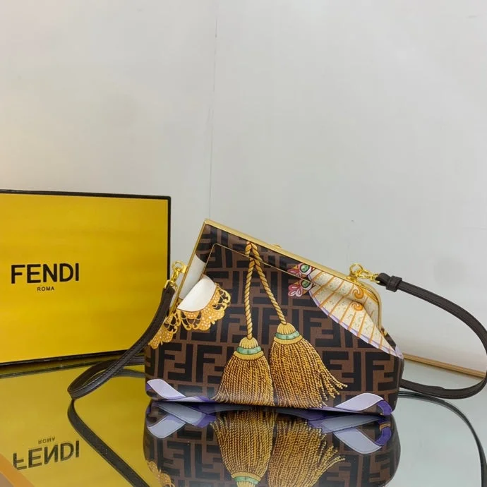 Ladies Fendi Sunshine Shopper bags in a pastel shade like mint for a soft and delicate appearanceWF -  Fendi Bag - 223