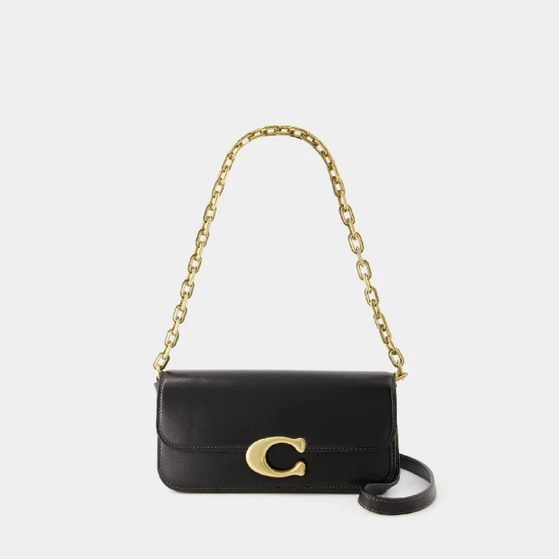 Coach bags with a detachable mobile phone holder for on - the - go useIdol 23 Crossbody - Coach - Leather - Black