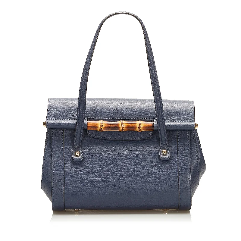 Ladies Gucci shoulder bags with a magnetic - closure flapLadies Gucci shoulder bags with a magnetic - closure flapGucci Bamboo Bullet Top Handle HandBag