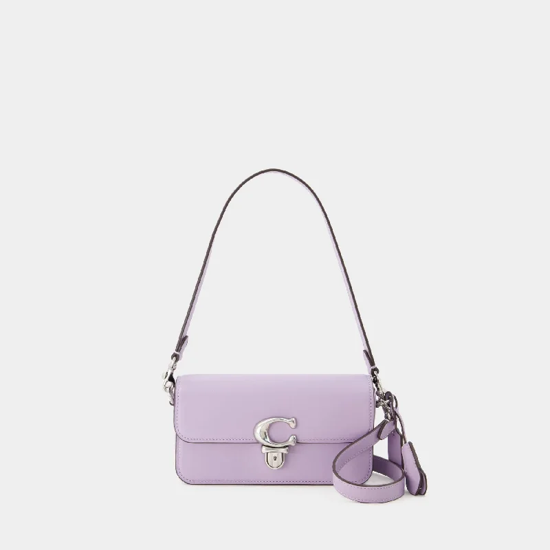 Coach bags with a patent - leather finish for a shiny and sophisticated appearanceStudio Baguette Bag - Coach - Leather - Purple