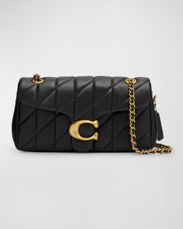 Coach bags with a detachable mirror inside for quick touch - upsTabby Quilted Leather Shoulder Bag