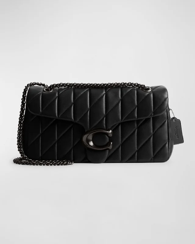 Coach Borough bags with a contrast - stitched handle for a unique lookTabby Quilted Leather Shoulder Bag