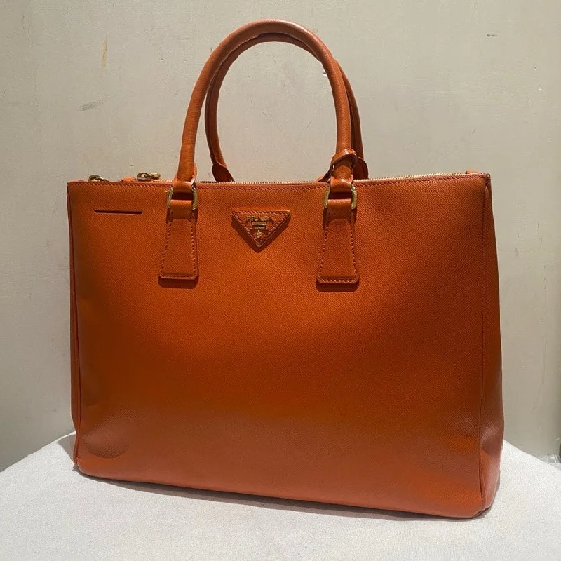 Prada bags with a chain - link trim and a leather body for a modern and stylish edgePrada Gabrielle Orange Large Bag