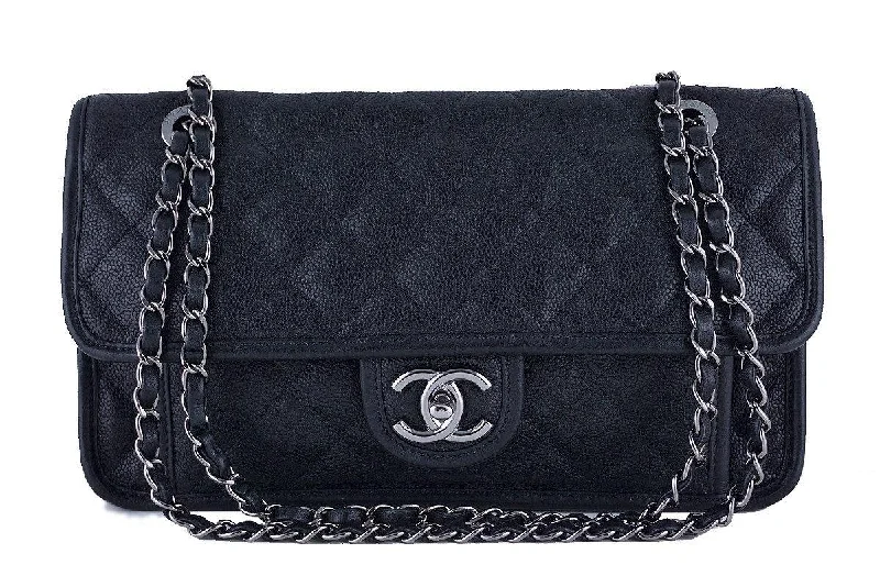 Chanel bags with exclusive seasonal releasesChanel Black Caviar Classic French Riviera Flap Bag