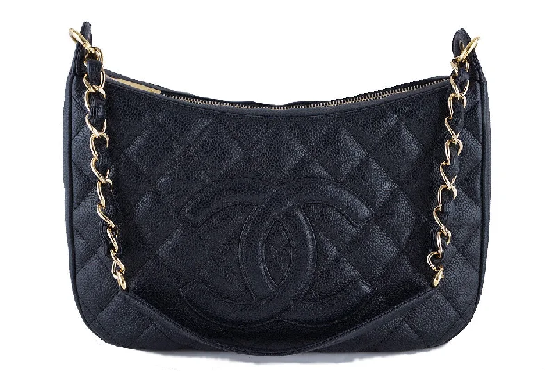 Chanel Vintage Inspired Handbag for Retro LoversChanel Black Caviar Quilted Camera Case Shopper Tote Bag