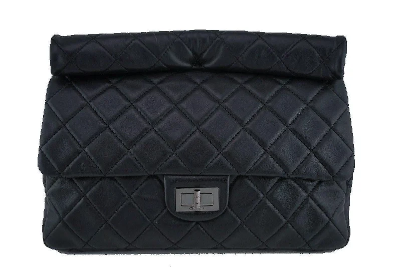 Chanel Medium Tote Bag for Office LadiesChanel Black Classic Quilted Reissue Clutch Flap Purse Bag RHW