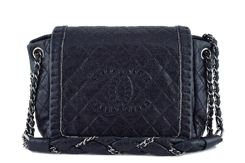 Chanel bags in luxury boutiques worldwideChanel Black Istanbul Braided Chain Jumbo Flap Bag