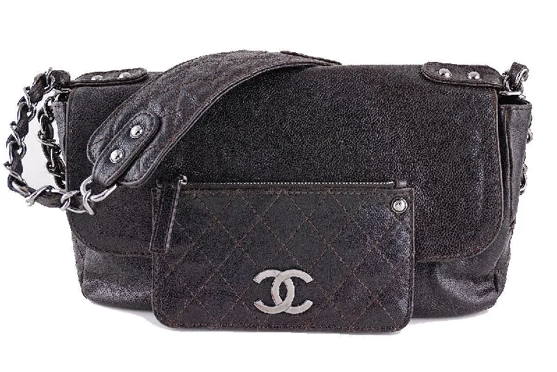 Chanel bags for women who love timeless fashionChanel Brown Caviar Pocket in the City Classic Flap Bag