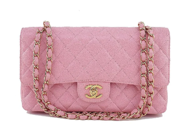 Chanel Chain Strap Handbag for Everyday UseChanel Pink Caviar Medium Classic 2.55 Double Flap Bag