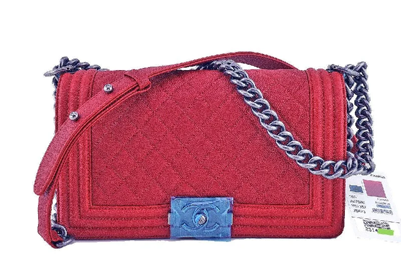 Chanel bags sale 2025NWT 16A Chanel Red Caviar Boy Classic Flap, Medium Bag