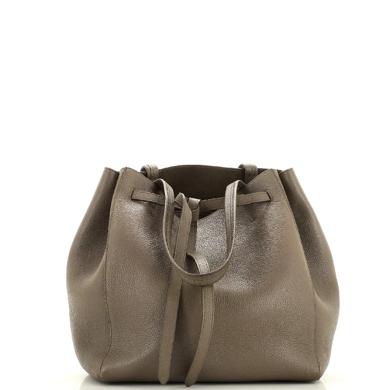 Phantom Tie Cabas Tote Leather Medium