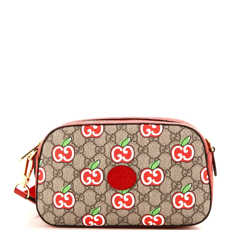 Camera Messenger Bag Printed GG Coated Canvas