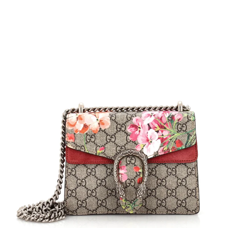 Dionysus Bag Blooms Print GG Coated Canvas Mini