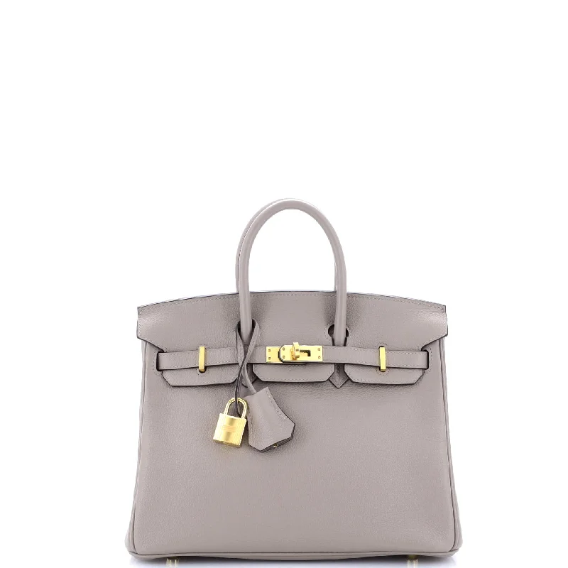 Hermes Birkin Bags in a Soft Coral Pink for a Feminine and Playful VibeBirkin Handbag Grey Novillo with Gold Hardware 25