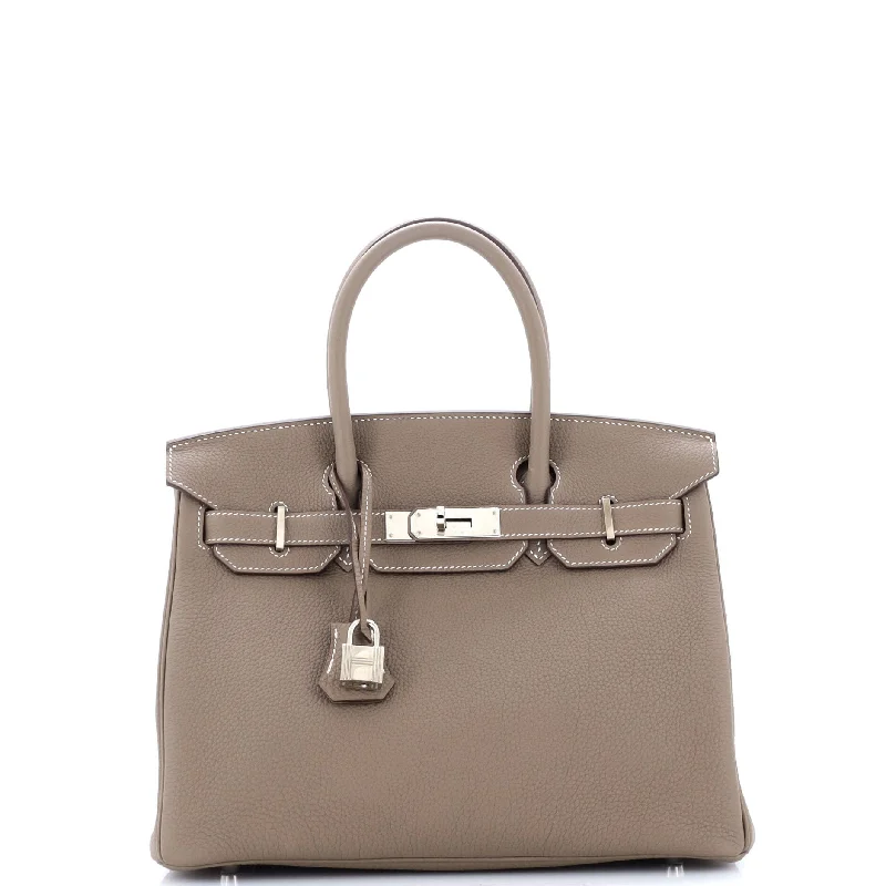 Hermes Birkin Bags in a Metallic Rose Gold for a Glamorous TouchBirkin Handbag Grey Togo with Palladium Hardware 30