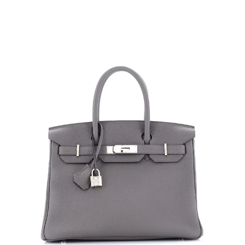 Hermes Birkin Bags in a Light Beige for a Soft and Sophisticated AestheticBirkin Handbag Grey Togo with Palladium Hardware 30