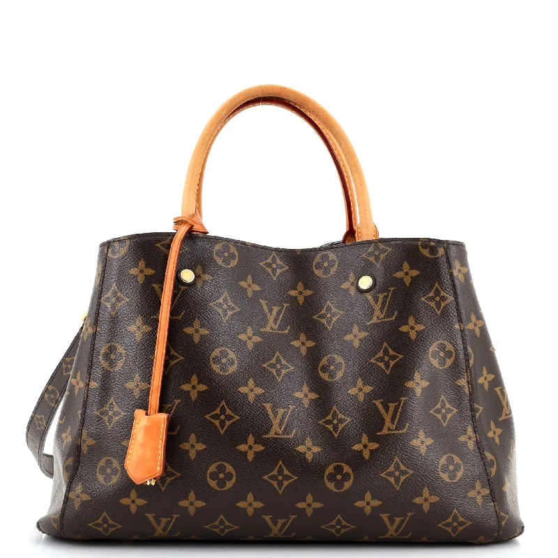 Montaigne Handbag Monogram Canvas MM