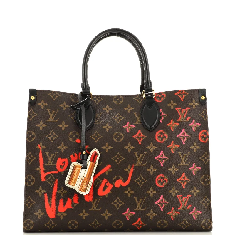 OnTheGo Tote Limited Edition Fall in Love Monogram Canvas MM